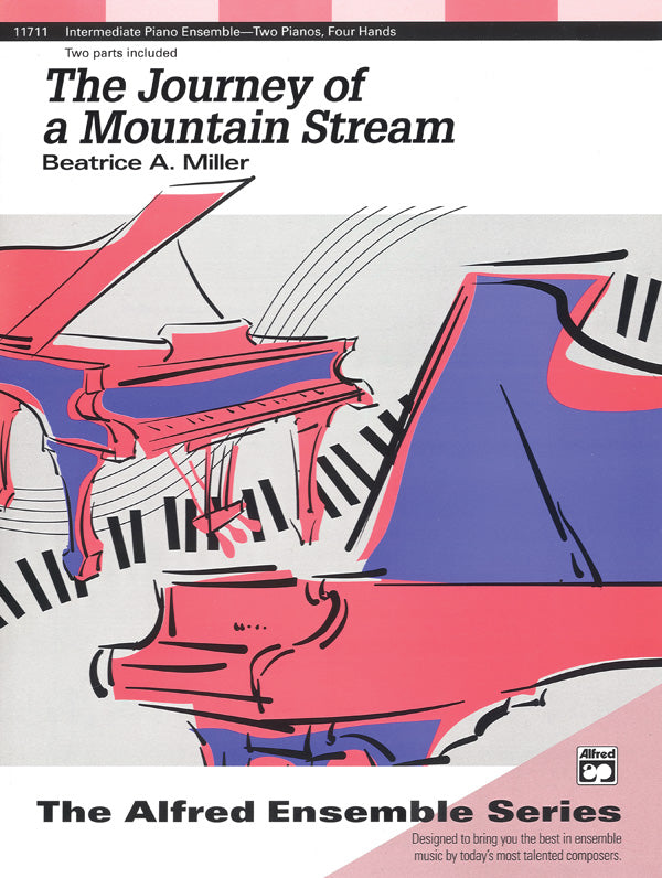 The Journey of a Mountain Stream - Piano Duo (2 Pianos, 4 Hands) Sheet Music Preview