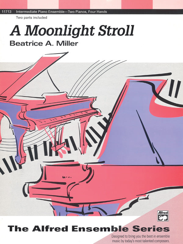 Moonlight Stroll - Piano Duo (2 Pianos, 4 Hands) Sheet Music Preview
