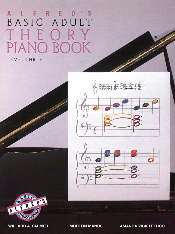 Alfred's Basic Adult Piano Course: Theory Book 3 Cover Image