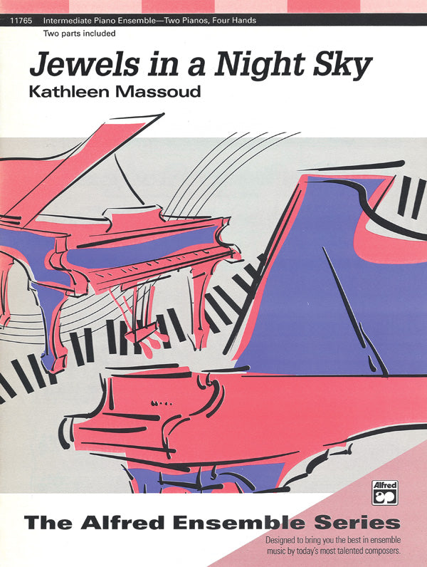 Jewels in a Night Sky - Piano Duo (2 Pianos, 4 Hands) Sheet Music Preview