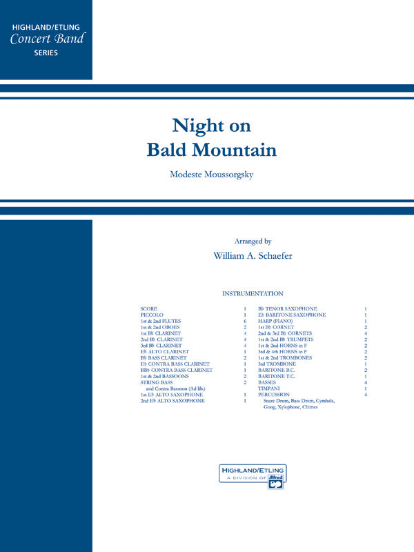 Night on Bald Mountain Cover Image