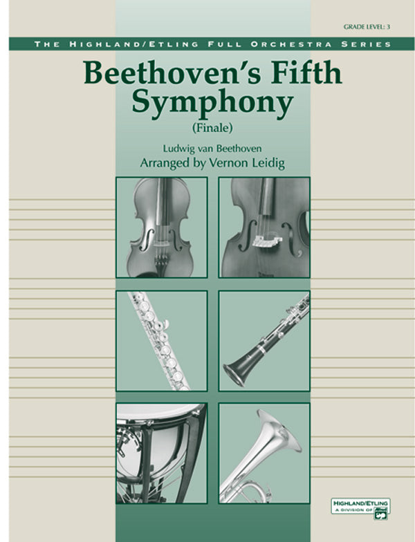 Beethoven's 5th Symphony, Finale: B-flat Tenor Saxophone Sheet Music Preview