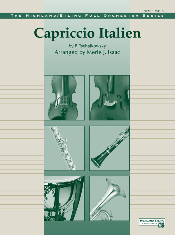 Capriccio Italienne: 1st B-flat Clarinet Sheet Music Preview