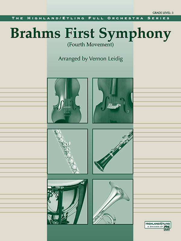 Brahms's 1st Symphony, 4th Movement: 2nd Flute Sheet Music Preview