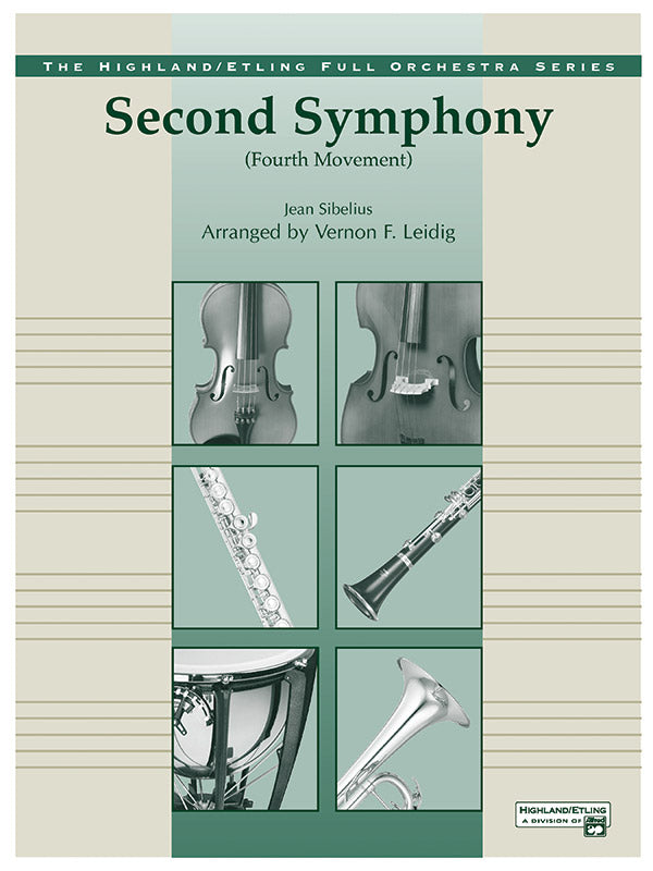 Sibelius's 2nd Symphony, 4th Movement: 2nd B-flat Trumpet Sheet Music Preview