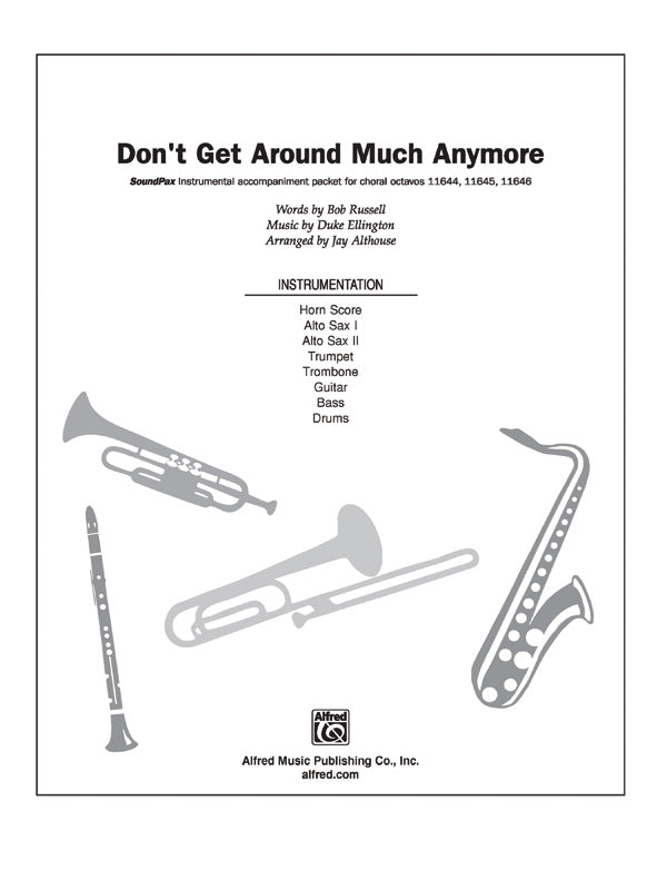 Don't Get Around Much Anymore: String Bass Sheet Music Preview