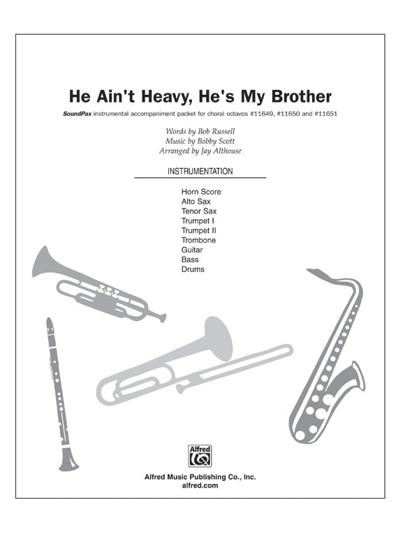 He Ain't Heavy, He's My Brother Sheet Music Preview
