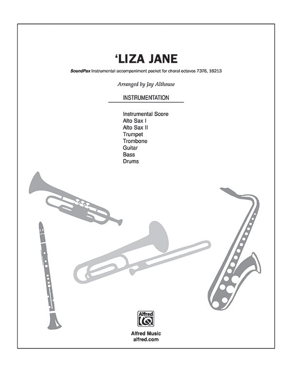 'Liza Jane: Drums Sheet Music Preview