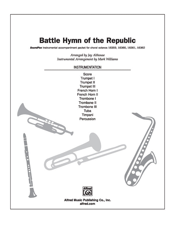 Battle Hymn of the Republic: 2nd Trombone Sheet Music Preview