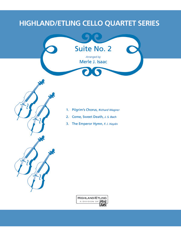 Highland/Etling Cello Quartet Series: Suite No. 2: 4th Cello Sheet Music Preview