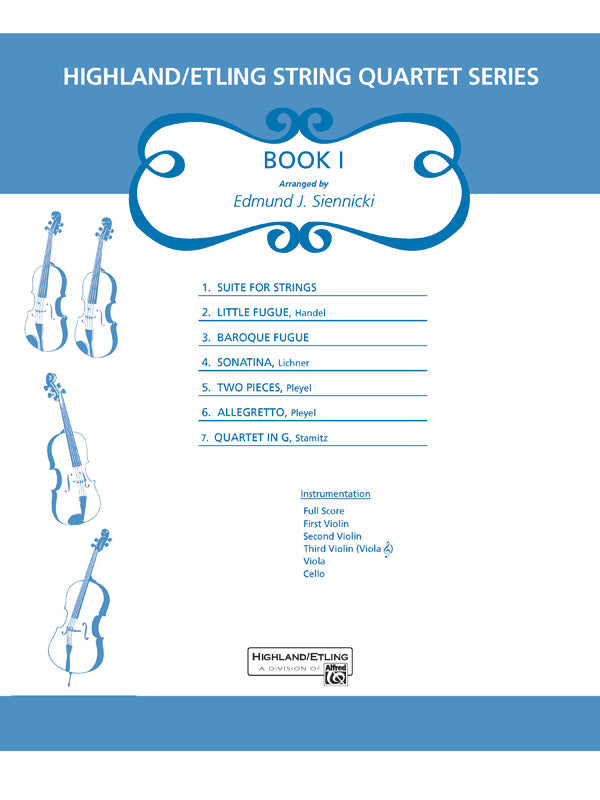 Highland/Etling String Quartet Series: Book 1 Cover Image