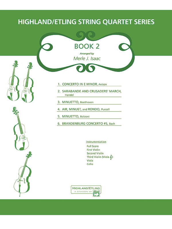 Highland/Etling String Quartet Series: Set 2: Viola Sheet Music Preview