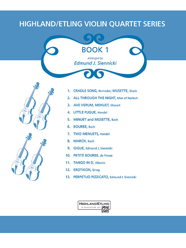 Highland/Etling Violin Quartet Series: Book 1 Cover Image