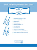 Highland/Etling Violin Quartet Series: Book 5 Cover Image