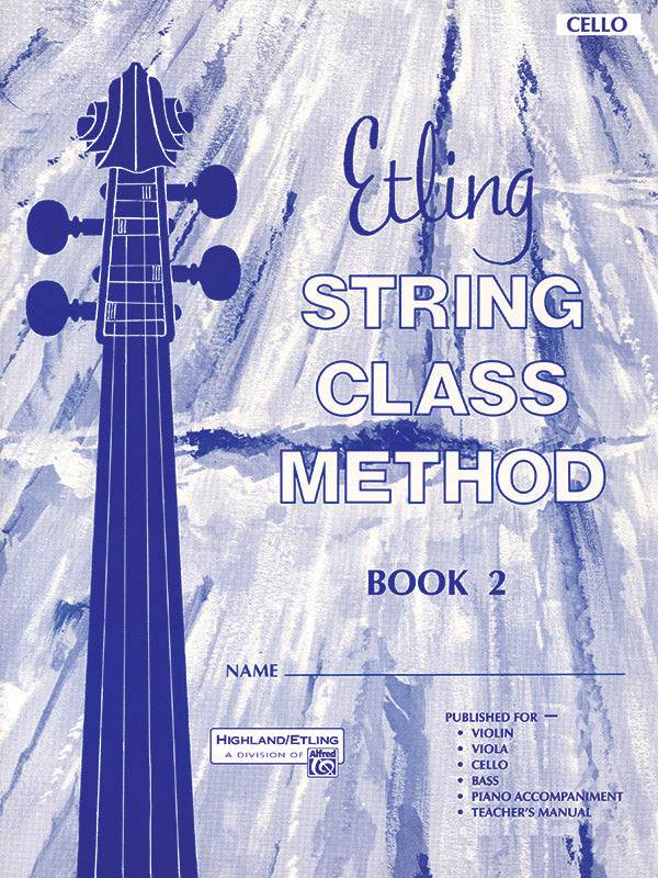 Etling String Class Method, Book 2 Cover Image