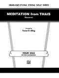 Meditation from <I>Thaïs</I> Cover Image