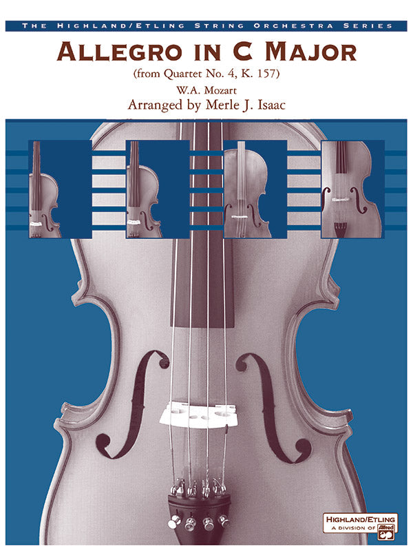 Allegro in C Major: Cello Sheet Music Preview