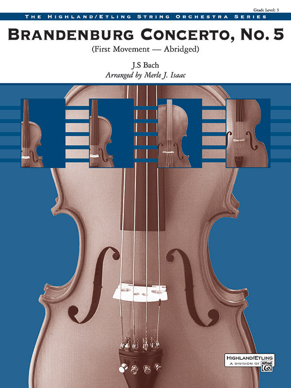 Brandenburg Concerto No. 5 Sheet Music Preview