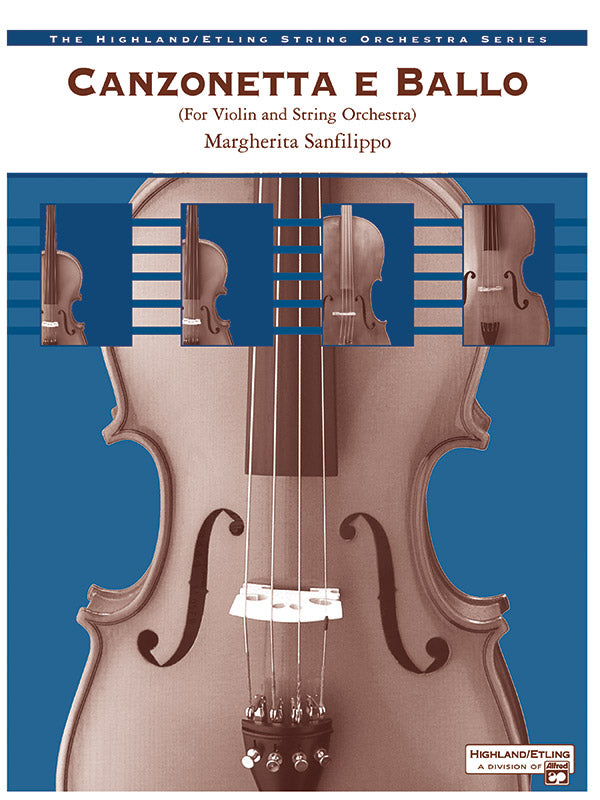 Canzonetta e Ballo (solo violin and string orchestra): Solo Violin Sheet Music Preview