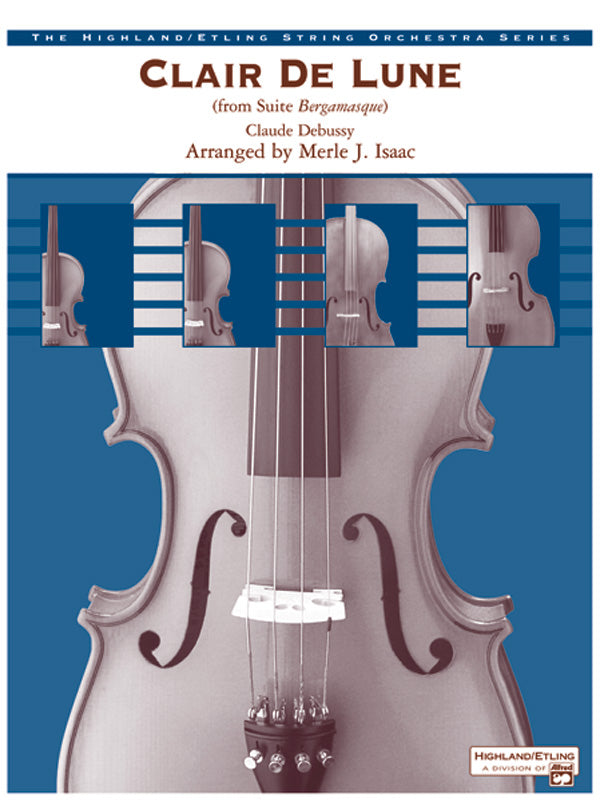 Clair de lune: String Bass Sheet Music Preview