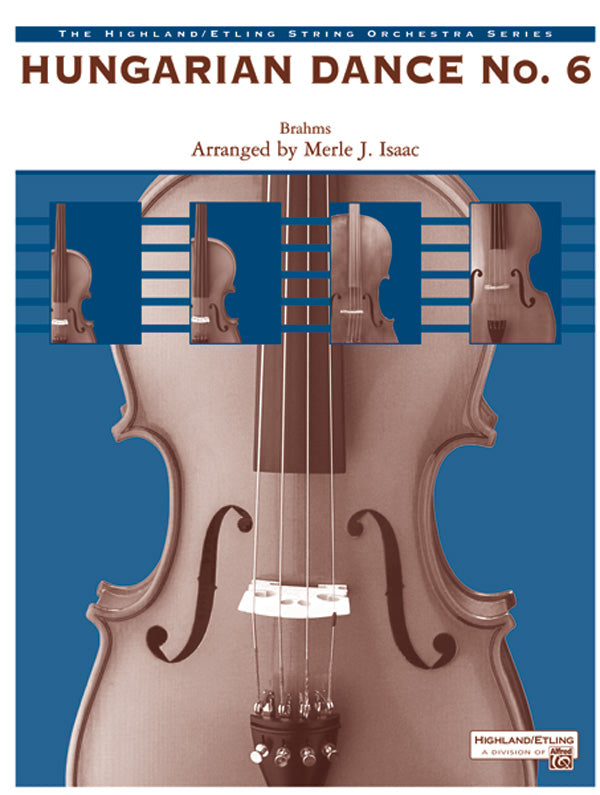 Hungarian Dance No. 6: 1st Violin Sheet Music Preview