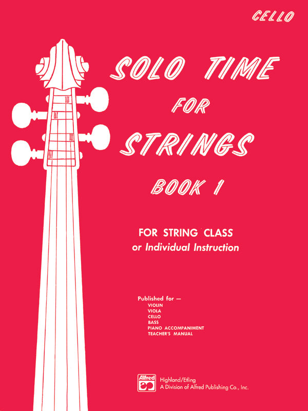 Solo Time for Strings, Book 1 Cover Image