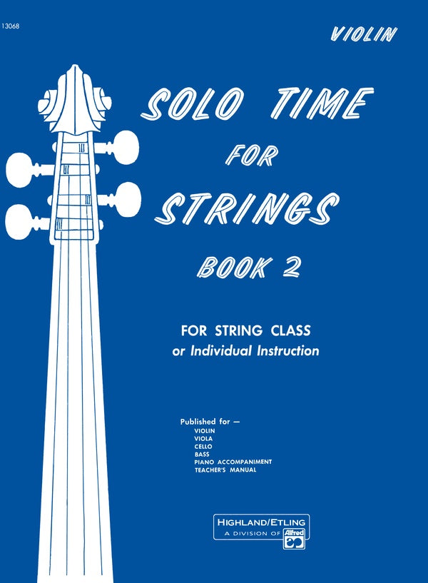 Solo Time for Strings, Book 2 Cover Image