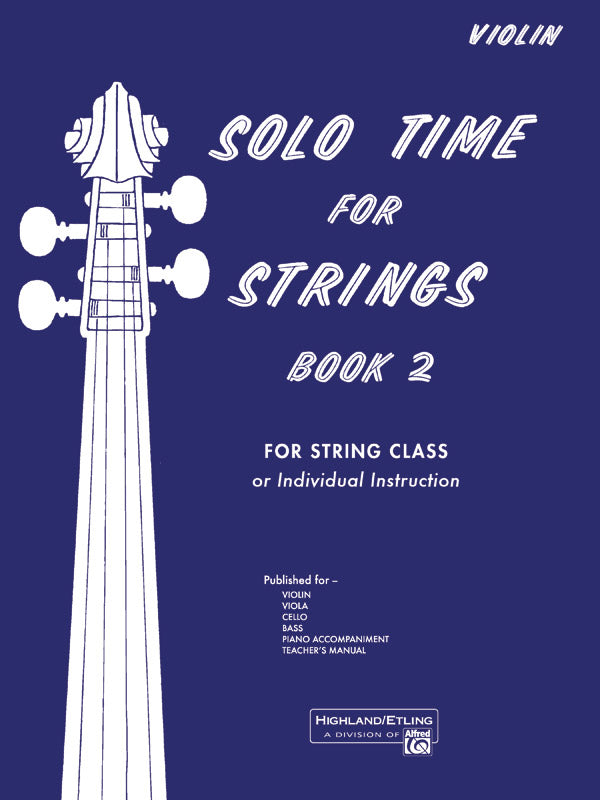 Solo Time for Strings, Book 2 Cover Image