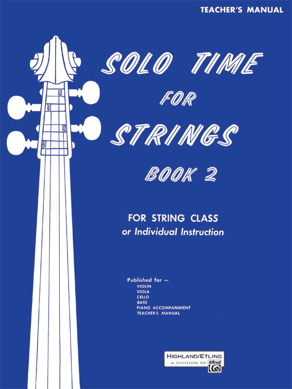 Solo Time for Strings, Book 2 Cover Image