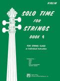 Solo Time for Strings, Book 4 Cover Image