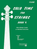 Solo Time for Strings, Book 4 Cover Image