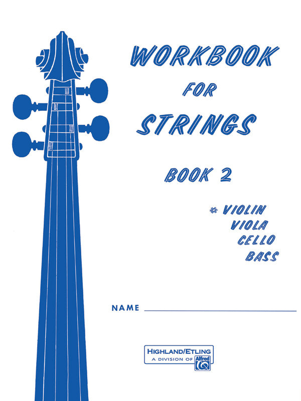Workbook for Strings, Book 2 Cover Image