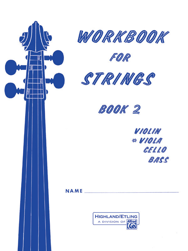 Workbook for Strings, Book 2 Cover Image