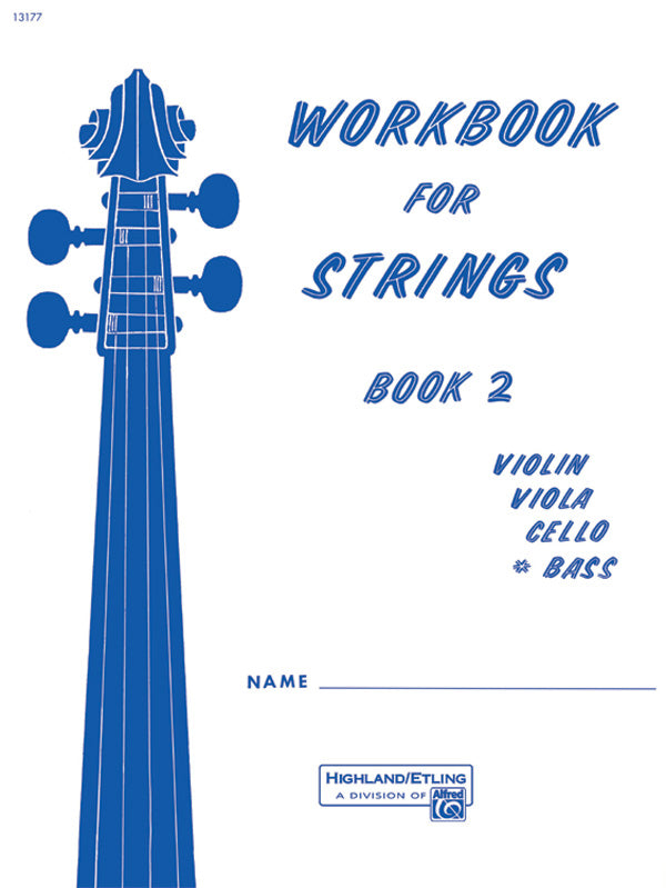 Workbook for Strings, Book 2 Cover Image