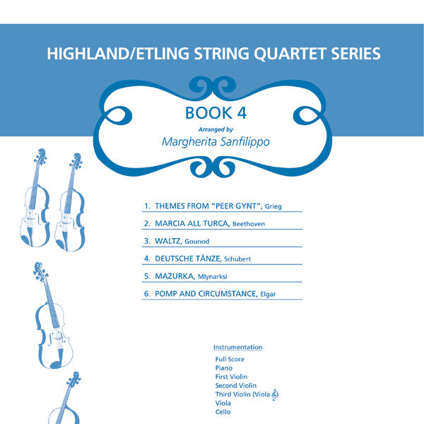 Highland/Etling String Quartet Series: Set 4 Sheet Music Preview