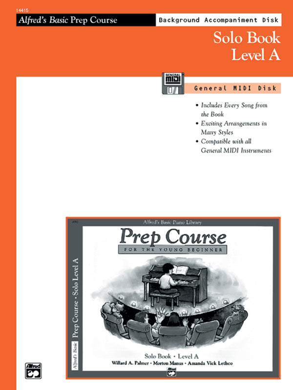 Alfred's Basic Piano Prep Course: GM Disk for Solo Book A Cover Image