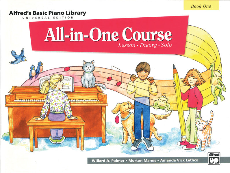 Alfred's Basic All-in-One Course Universal Edition, Book 1 Cover Image