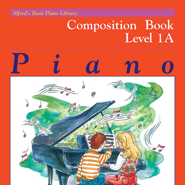 Alfred's Basic Piano Library: Composition Book 1A Cover Image