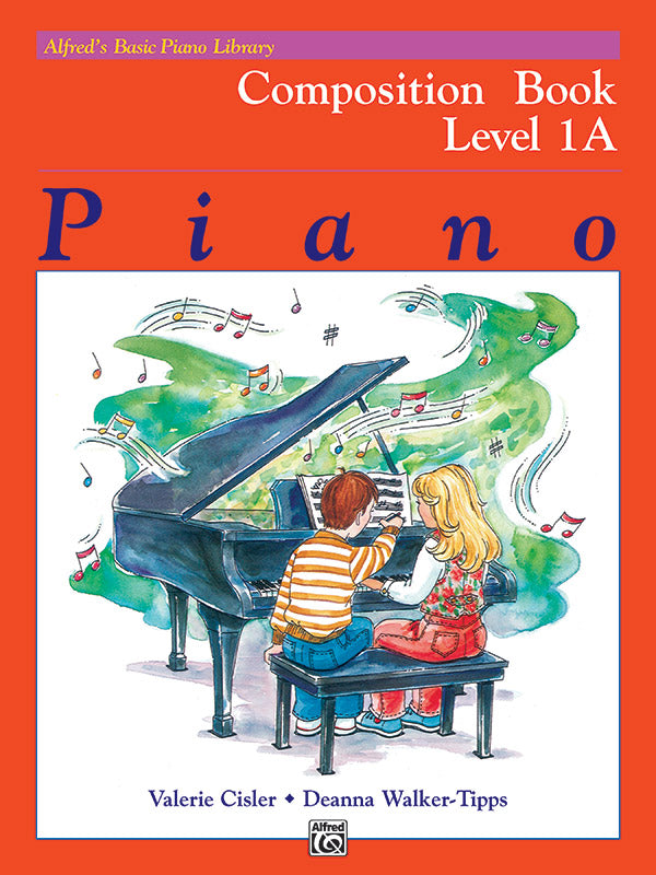 Alfred's Basic Piano Library: Composition Book 1A Cover Image
