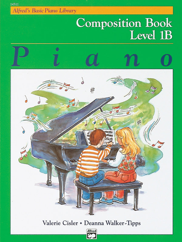 Alfred's Basic Piano Library: Composition Book 1B Cover Image