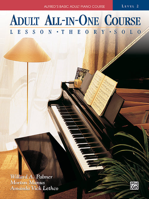 Alfred's Basic Adult All-in-One Course, Book 2 Cover Image