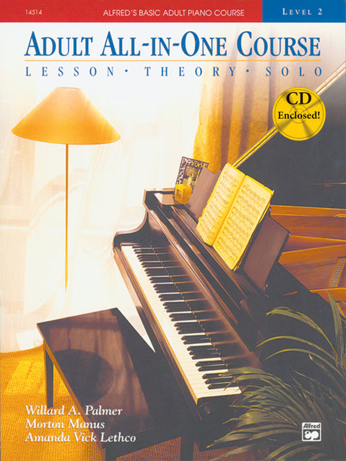 Alfred's Basic Adult All-in-One Course, Book 2 Cover Image