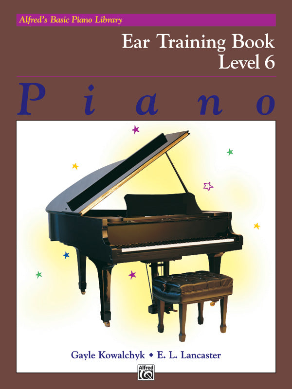 Alfred's Basic Piano Library: Ear Training Book 6 Cover Image