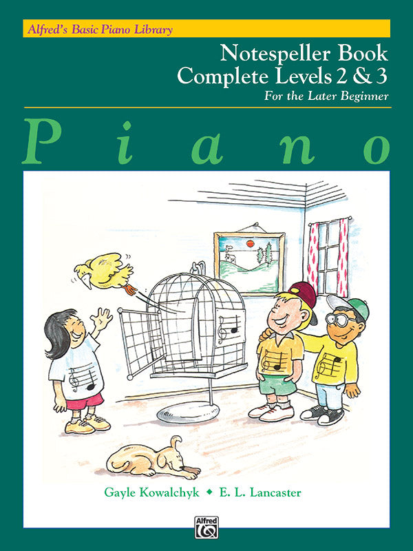 Alfred's Basic Piano Library: Notespeller Book Complete 2 & 3 Cover Image