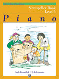 Alfred's Basic Piano Library: Notespeller Book 3 Cover Image