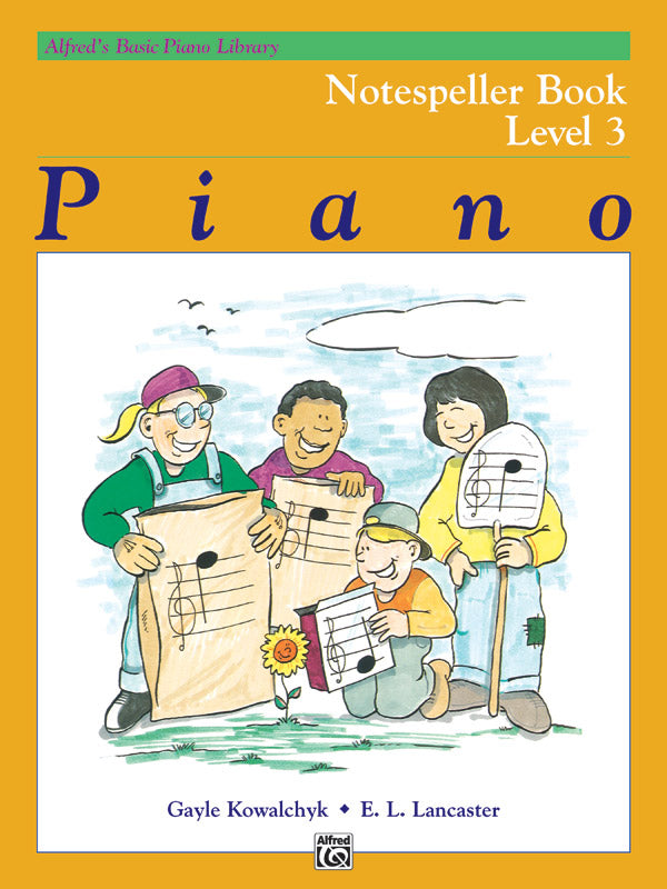 Alfred's Basic Piano Library: Notespeller Book 3 Cover Image