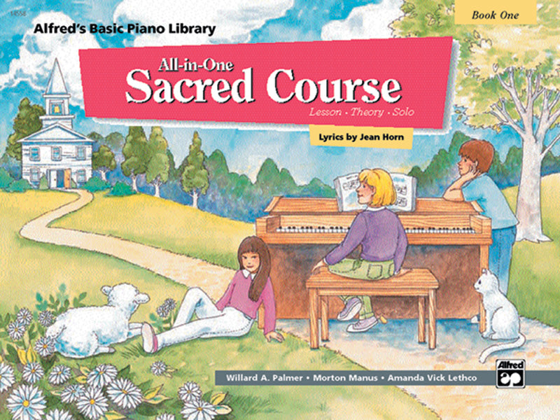 Alfred's Basic All-in-One Sacred Course, Book 1 Cover Image