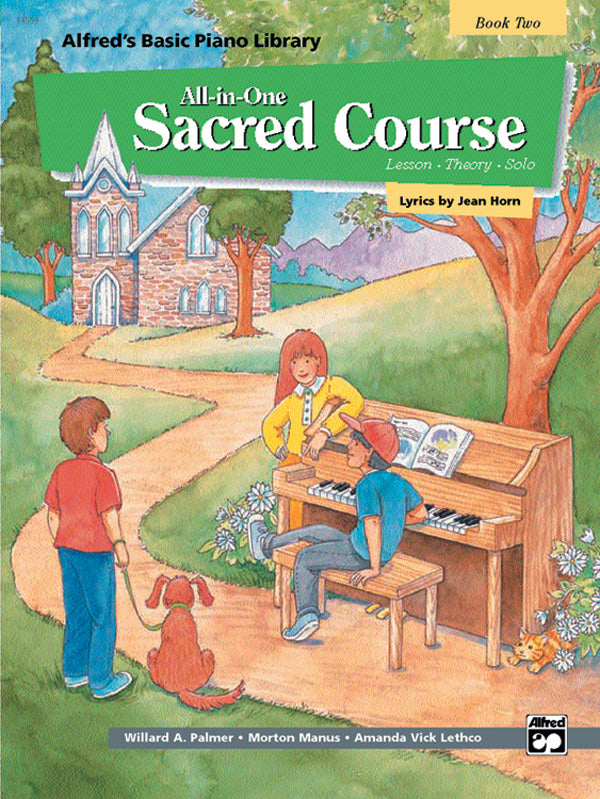 Alfred's Basic All-in-One Sacred Course, Book 2 Cover Image