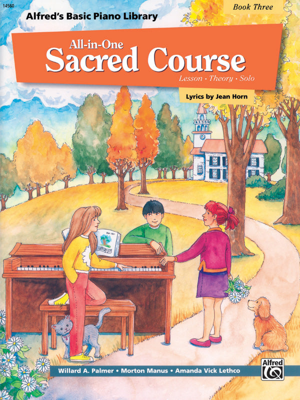 Alfred's Basic All-in-One Sacred Course, Book 3 Cover Image