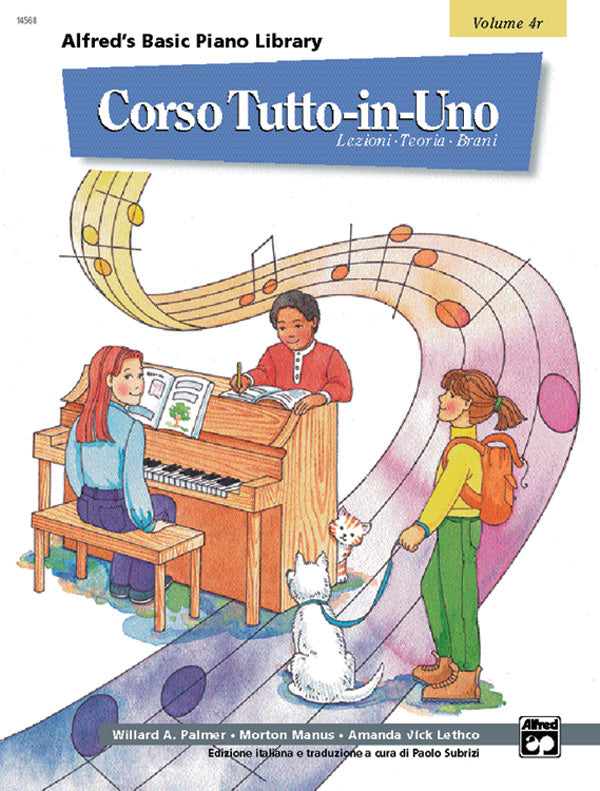 Alfred's Basic All-in-One Course Italian Edition, Book 4 [Corso Tutto-in-Uno] Cover Image